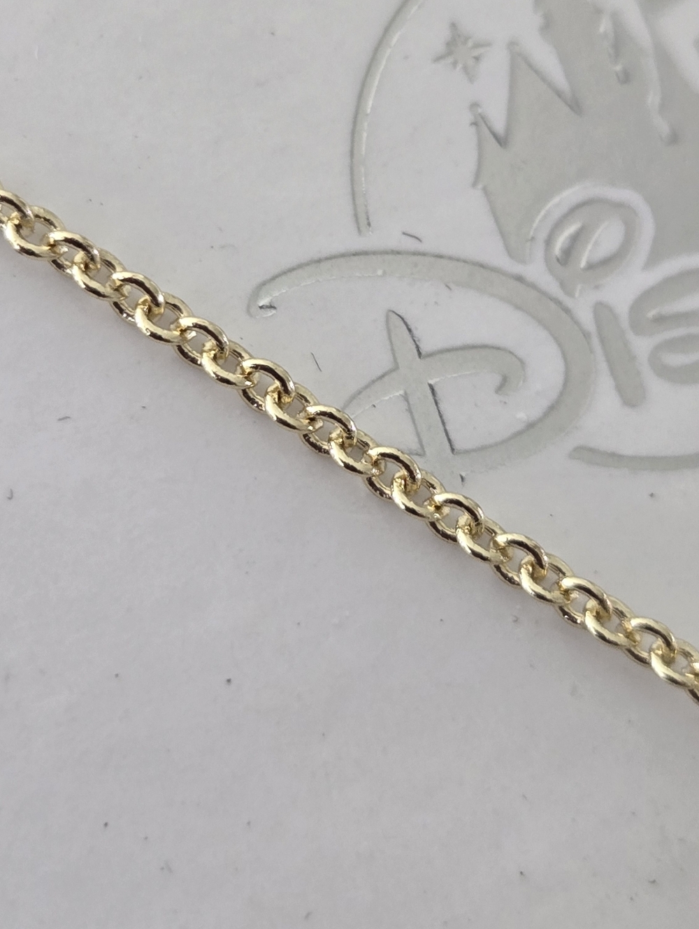 Disney Cinderella Castle Crystal Necklace - Gold tone with pink crystals - Picture 6 of 7